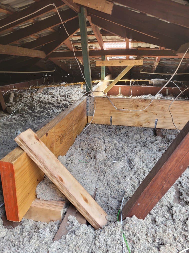 Just-in-timber wall removal project.