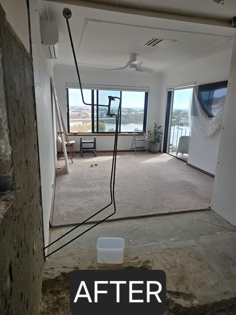 Just-in-timber wall removal project.