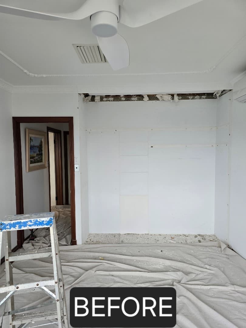 Just-in-timber wall removal project.