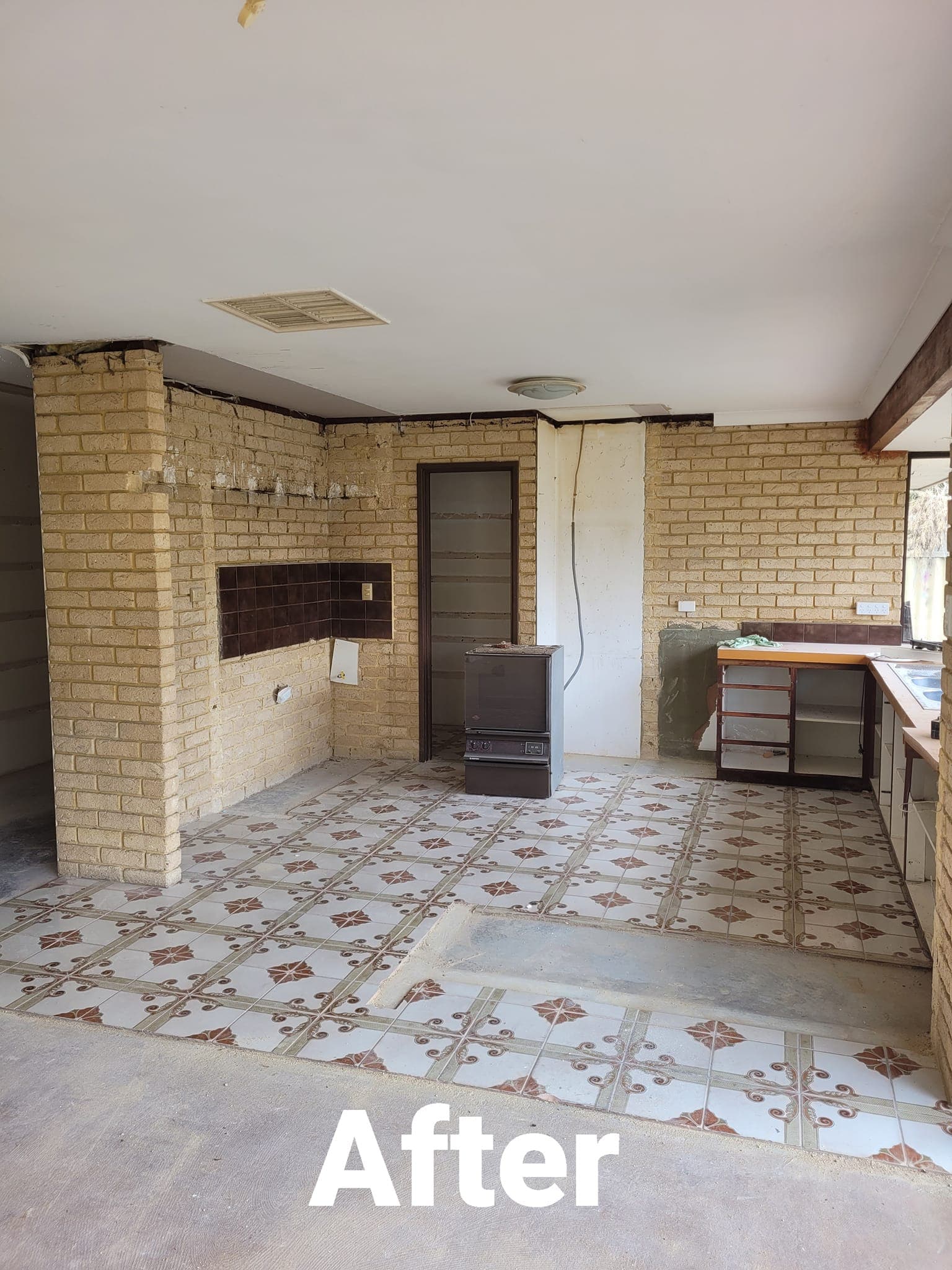 Just-in-timber wall removal project.