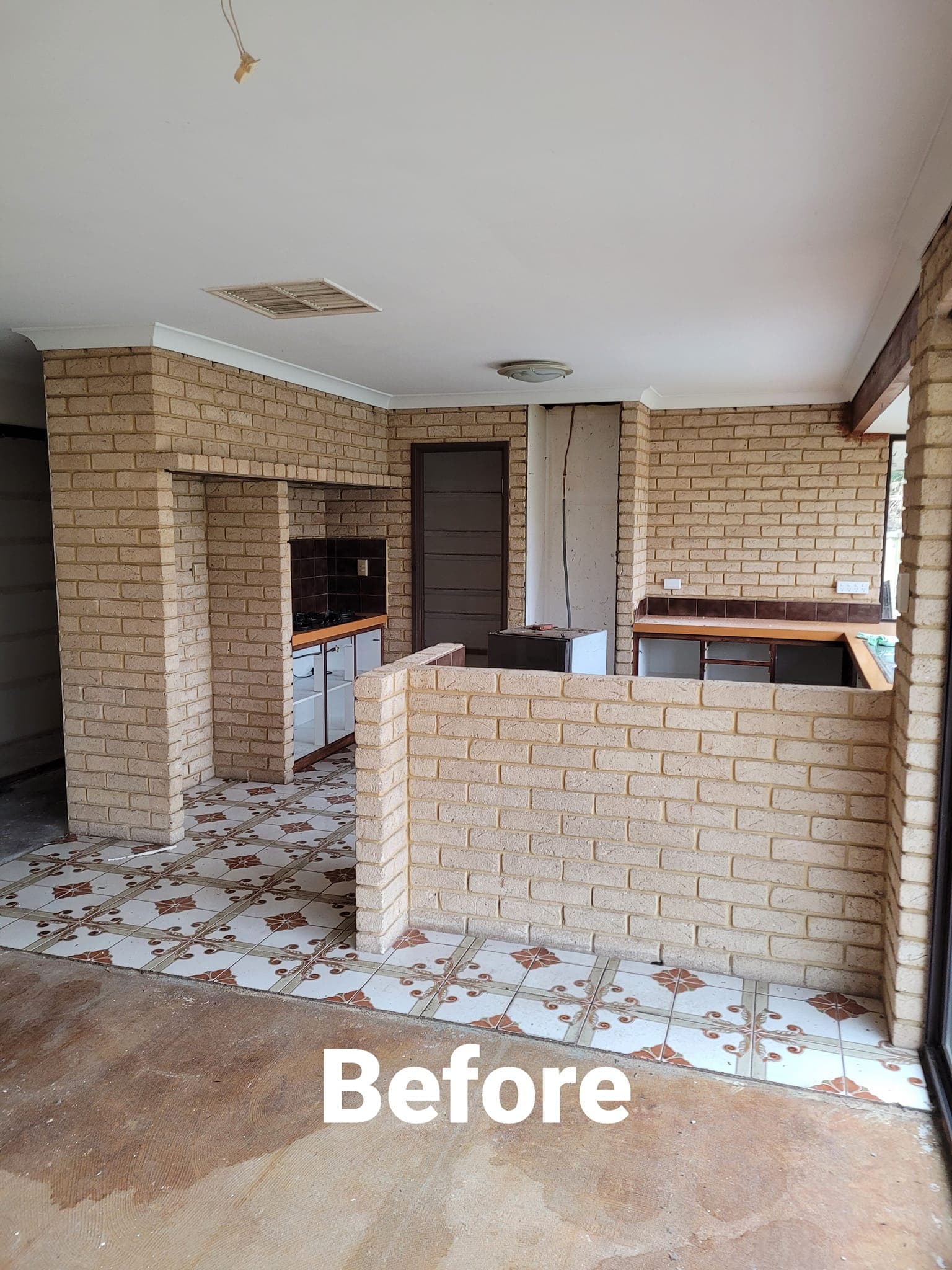 Just-in-timber wall removal project.