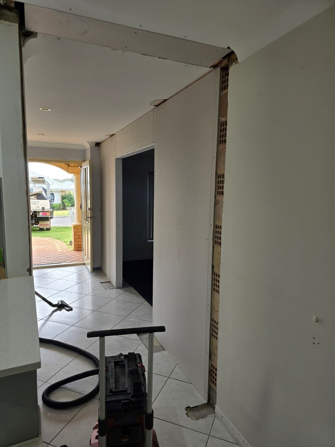 Just-in-timber wall removal project.