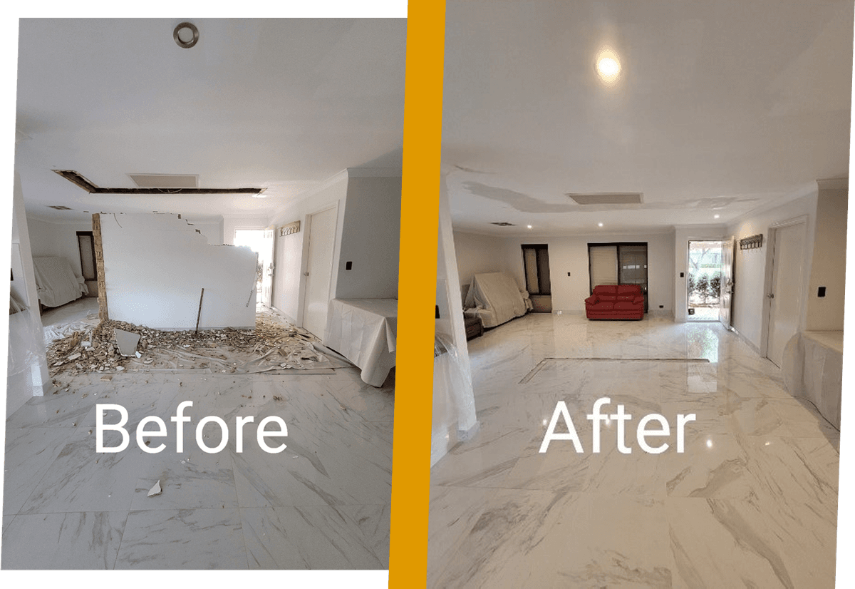 Wall removal project by Just-in-Timber