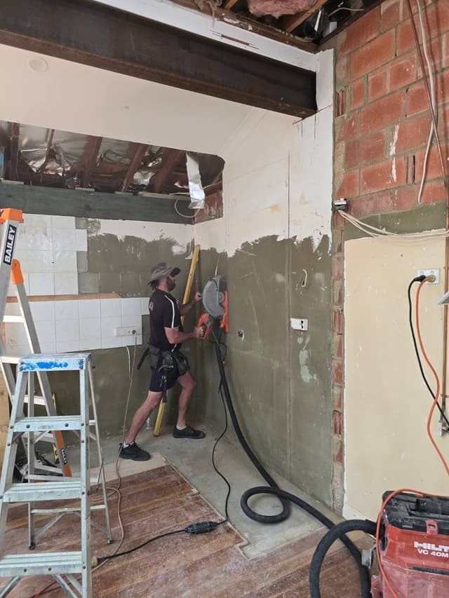 Renovation wall removal in Perth